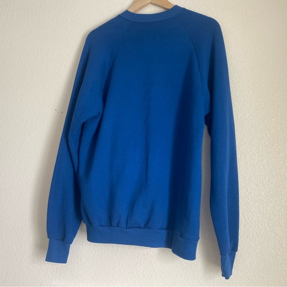 Vintage montana puff print Big sky ski pullover crewneck sweater, blue, xl - Picture 6 of 6